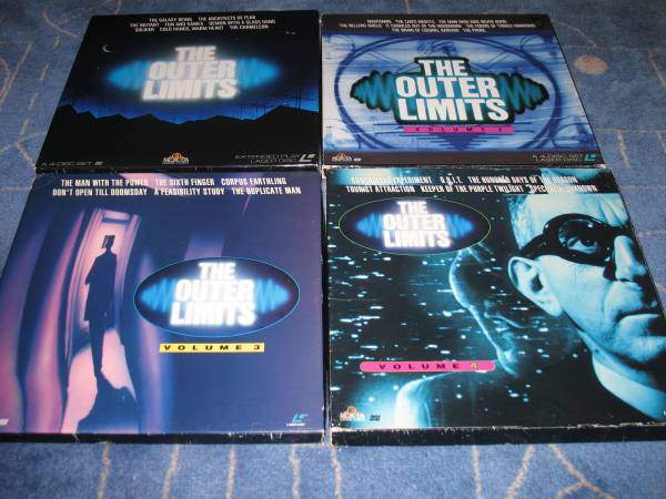 Les 4 Box NTSC d'OUTER LIMITS !!!!!