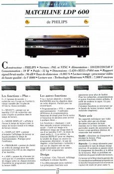 SONY LDP 600